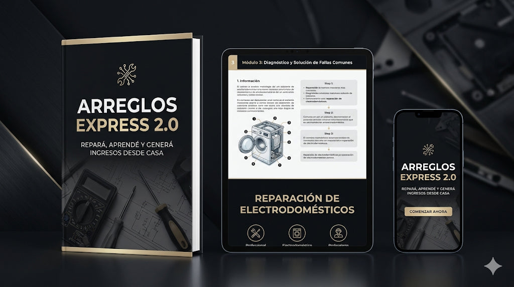 Guía Profesional de Arreglos Electrodomésticos + 4 Bonus de Regalo