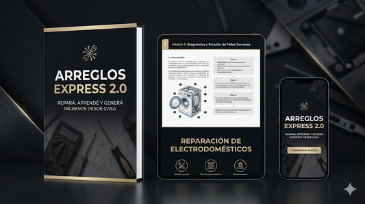 Guía Profesional de Arreglos Electrodomésticos + 4 Bonus de Regalo